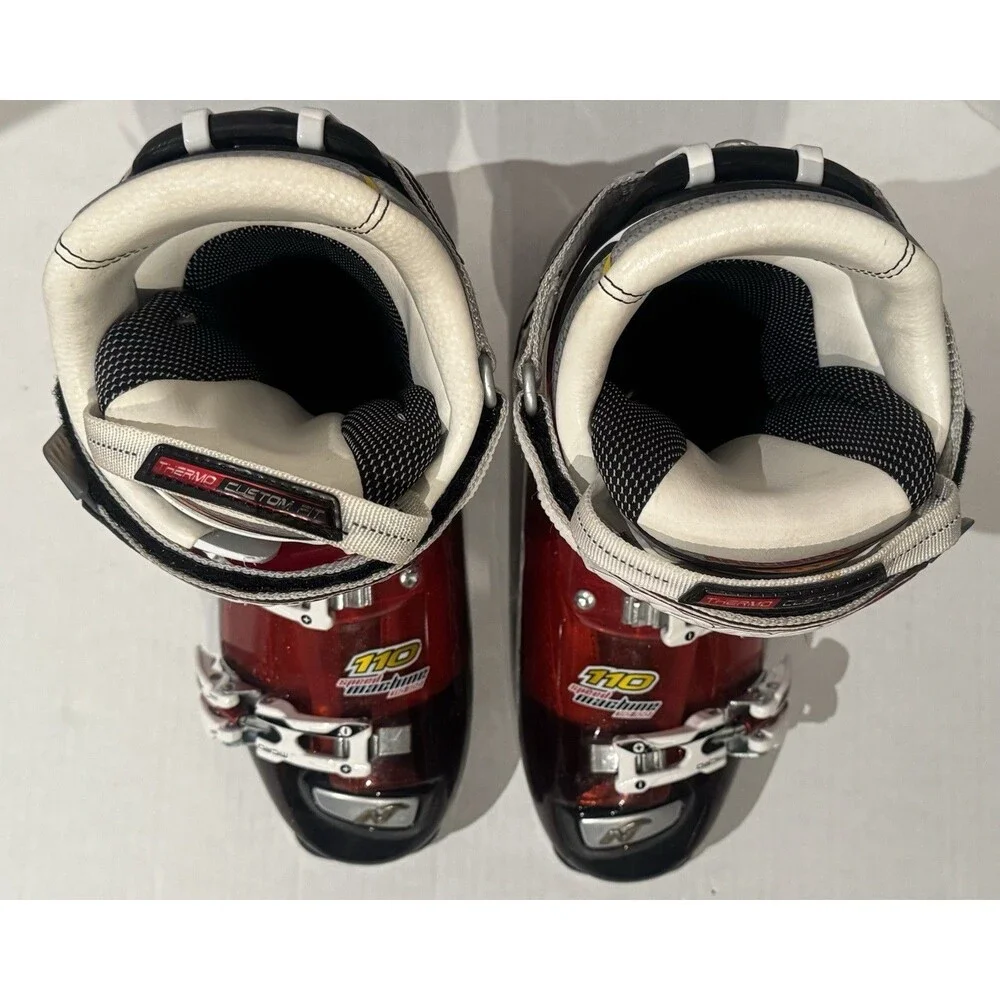 Nordica Ski Boots Red Speedmachine 110 Men's size 27.0/9 Snowboard Ski
